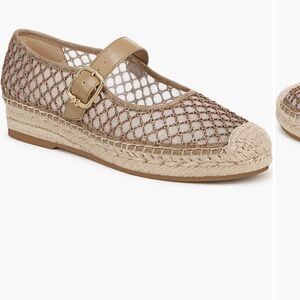 Sam Edelman Mackiemesh Mary Jane Platform Espadrille, excellent condition